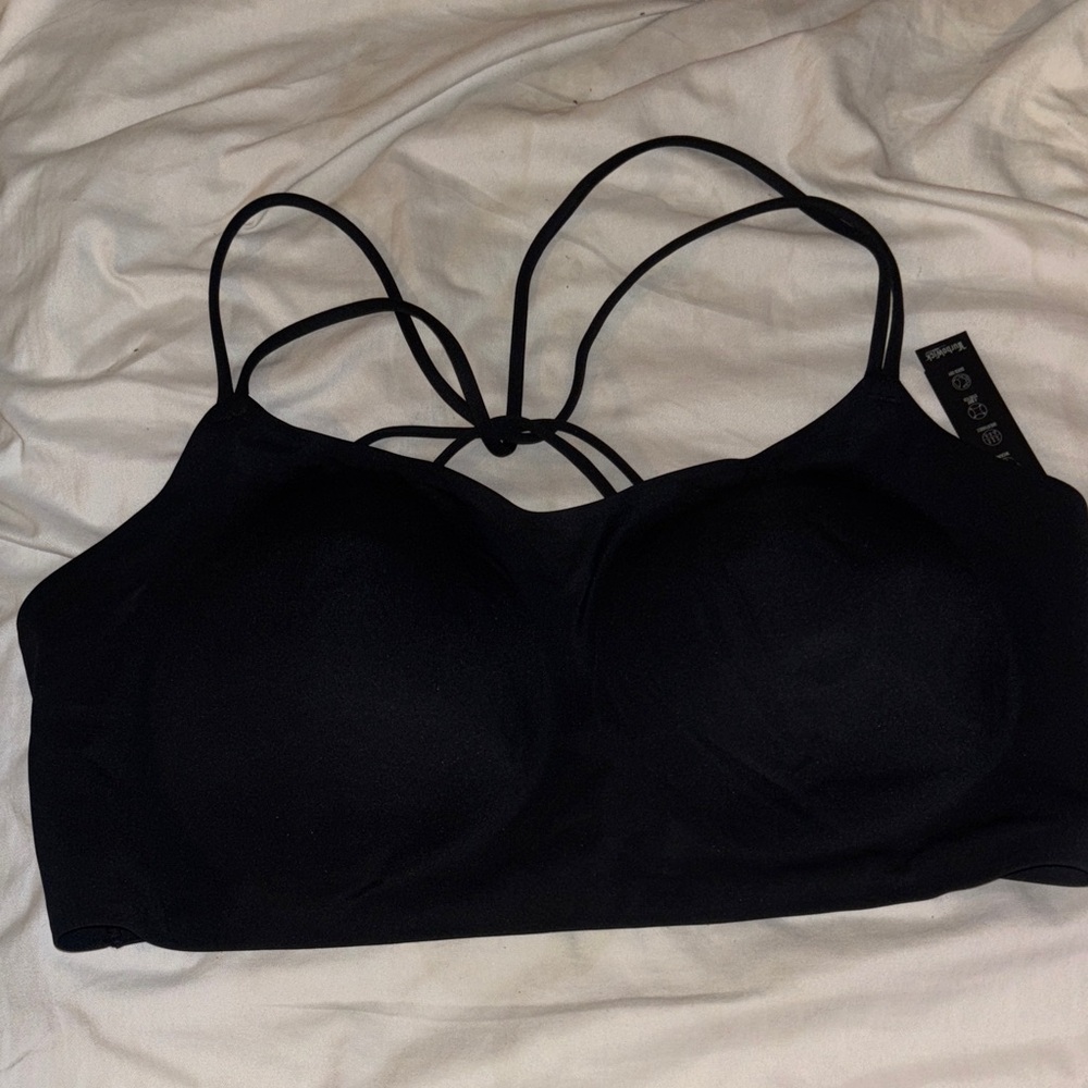 VSX/Victoria’s Secret Black Strappy Sports Bra size XXL